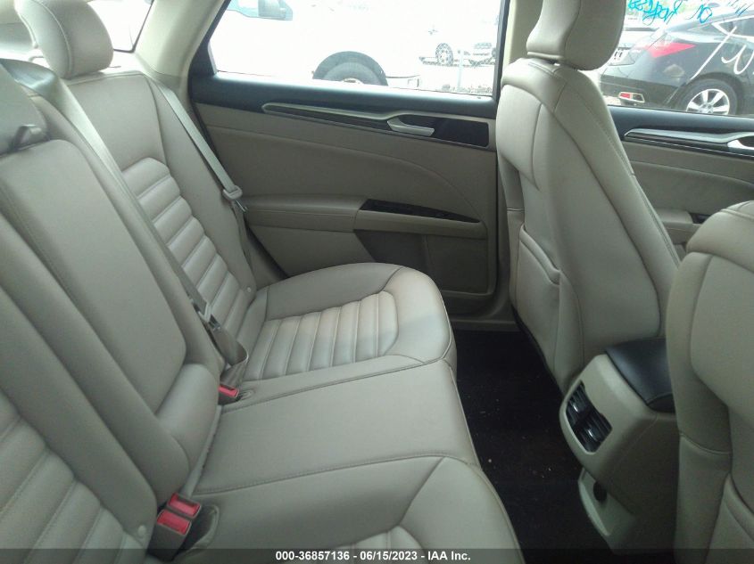 2019 FORD FUSION HYBRID SEL - 3FA6P0MU8KR149624