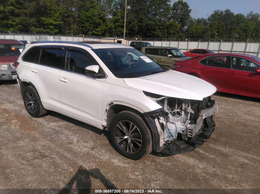 2016 TOYOTA HIGHLANDER XLE - 5TDKKRFH0GS154977