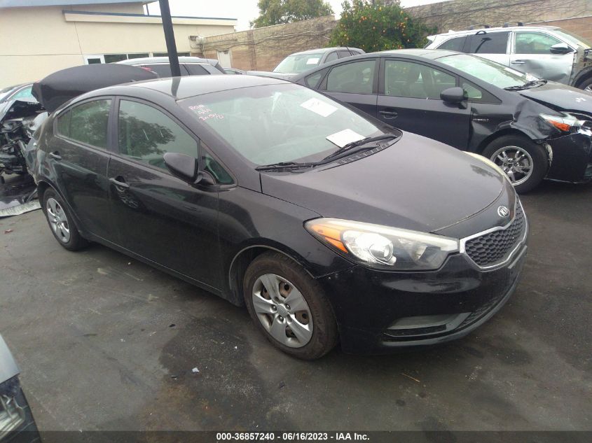 2016 KIA FORTE LX - KNAFK4A61G5462995