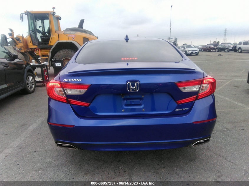 VIN 1HGCV1F36JA156949 2018 HONDA ACCORD SEDAN SPORT 1.5T
