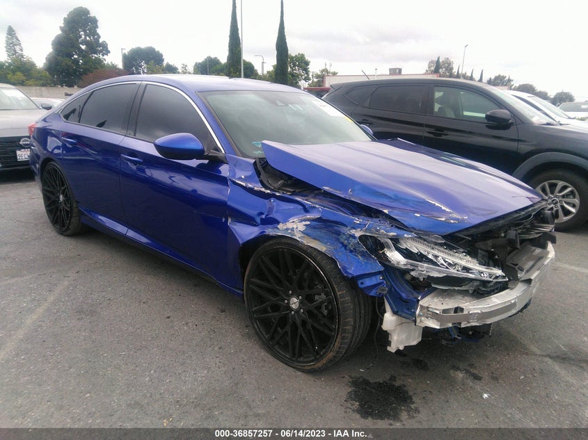VIN 1HGCV1F36JA156949 2018 HONDA ACCORD SEDAN SPORT 1.5T