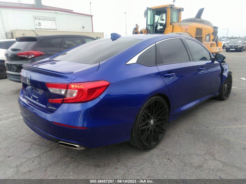 VIN 1HGCV1F36JA156949 2018 HONDA ACCORD SEDAN SPORT 1.5T
