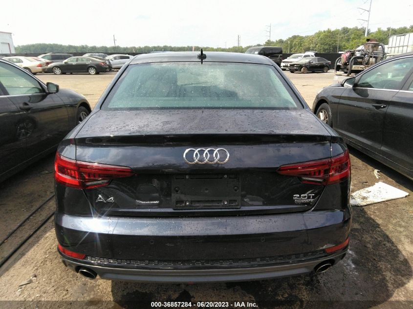 2018 AUDI A4 PREMIUM PLUS - WAUENAF41JA072096