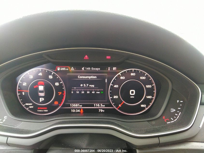 2018 AUDI A4 PREMIUM PLUS - WAUENAF41JA072096