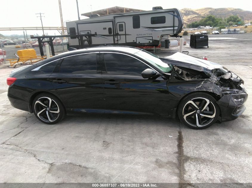 2022 HONDA ACCORD SEDAN SPORT - 1HGCV1F33NA062517