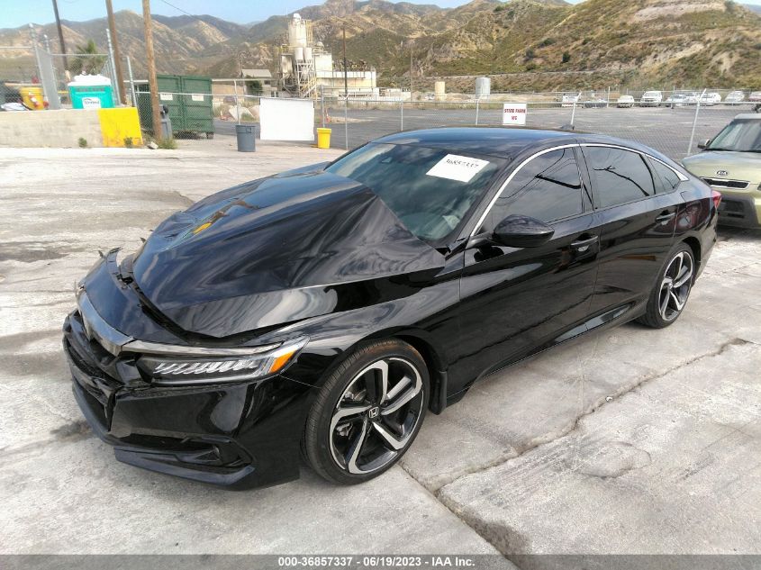 2022 HONDA ACCORD SEDAN SPORT - 1HGCV1F33NA062517