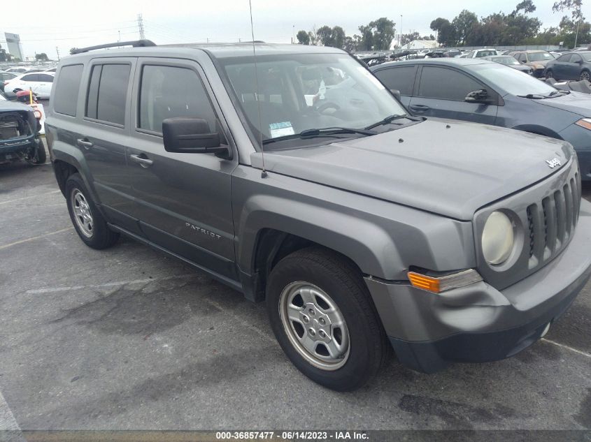 2013 JEEP PATRIOT SPORT - 1C4NJPBA8DD139311