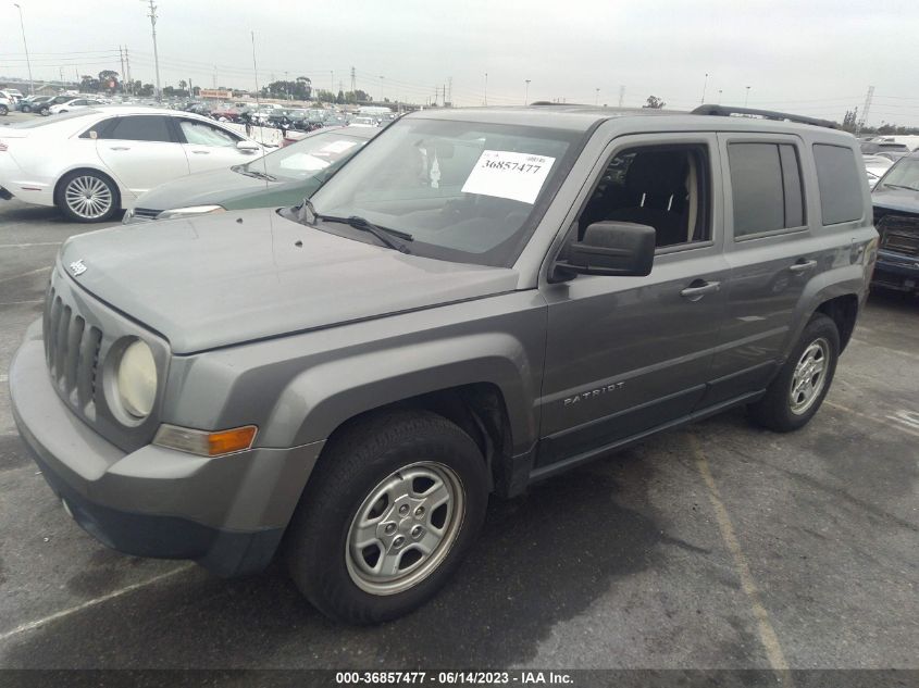 2013 JEEP PATRIOT SPORT - 1C4NJPBA8DD139311