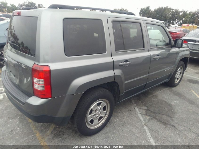 2013 JEEP PATRIOT SPORT - 1C4NJPBA8DD139311