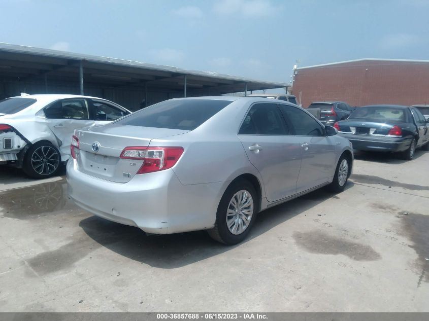 2014 TOYOTA CAMRY HYBRID LE/XLE/SE LIMITED EDITION - 4T1BD1FK8EU133550