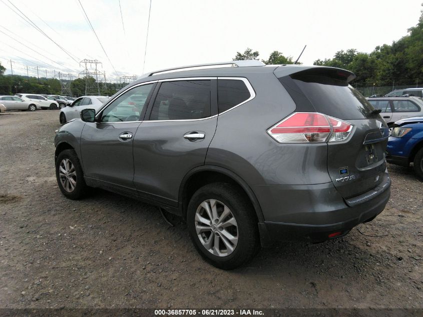 2016 NISSAN ROGUE S/SL/SV - KNMAT2MV8GP727319
