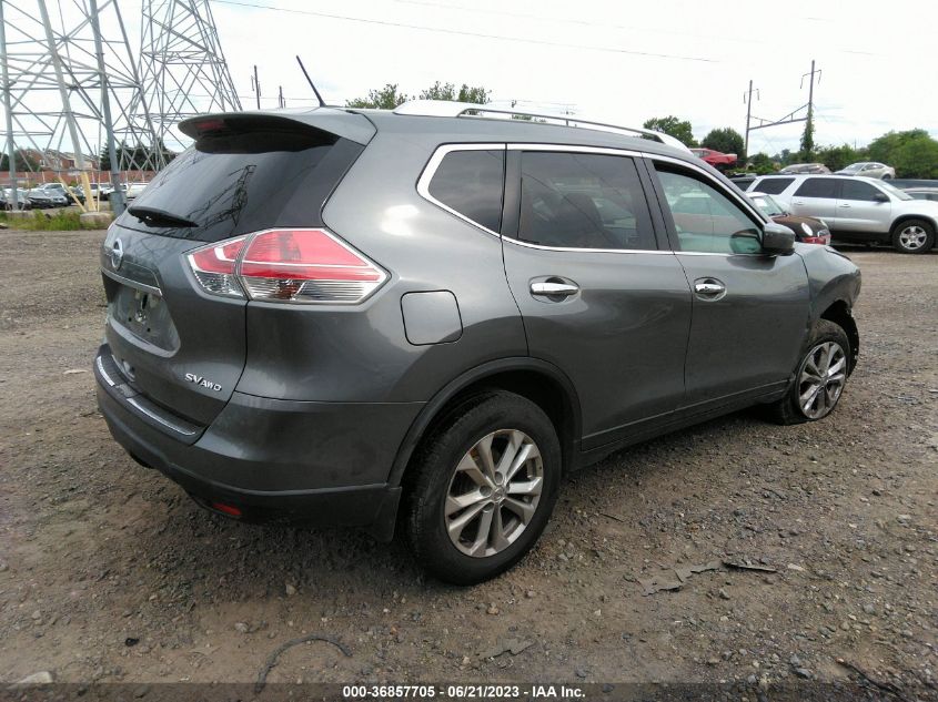 2016 NISSAN ROGUE S/SL/SV - KNMAT2MV8GP727319