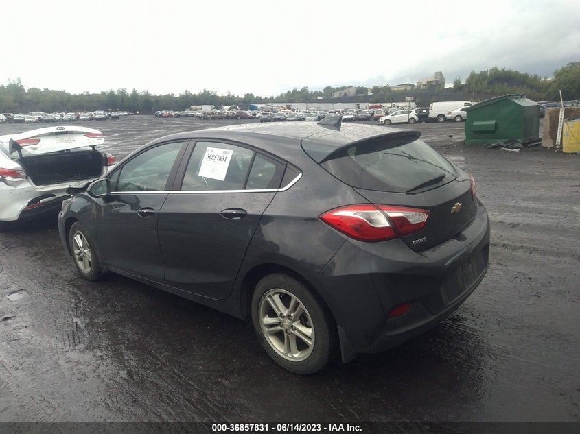 VIN 3G1BE6SM6JS562873 2018 CHEVROLET CRUZE LT