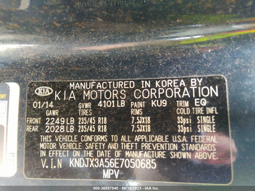 2014 KIA SOUL ! - KNDJX3A56E7050685