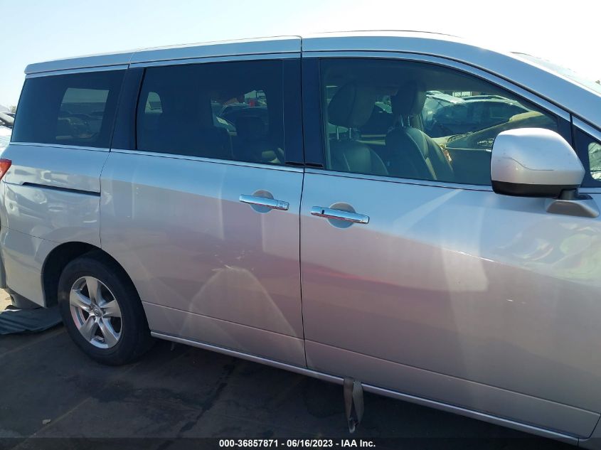 2013 NISSAN QUEST SV - JN8AE2KP2D9065501
