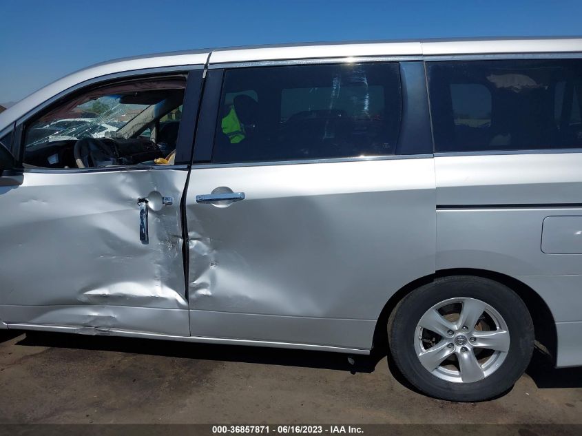 2013 NISSAN QUEST SV - JN8AE2KP2D9065501