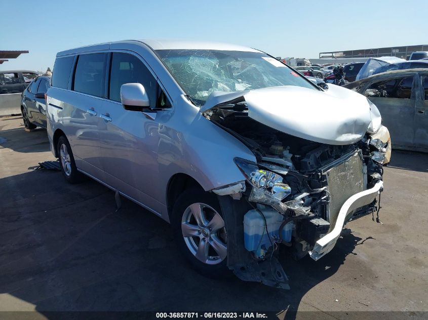 2013 NISSAN QUEST SV - JN8AE2KP2D9065501