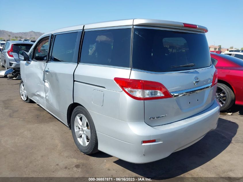 2013 NISSAN QUEST SV - JN8AE2KP2D9065501