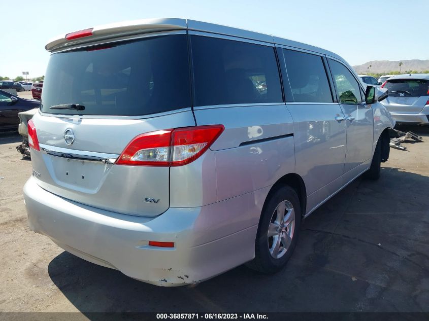 2013 NISSAN QUEST SV - JN8AE2KP2D9065501