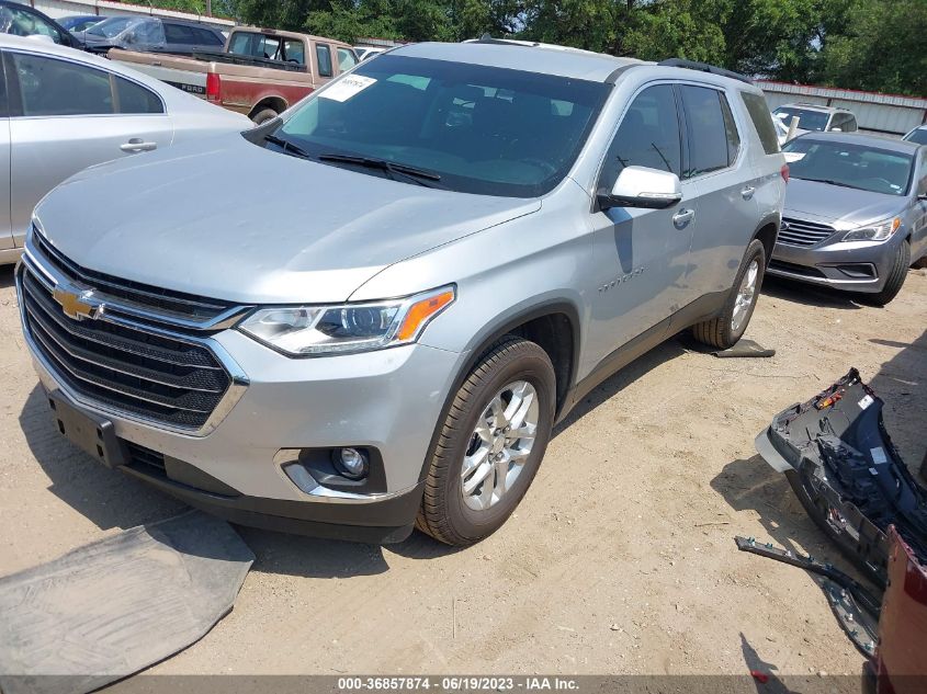 1GNERGKW0MJ160814 Chevrolet Traverse LT CLOTH 2