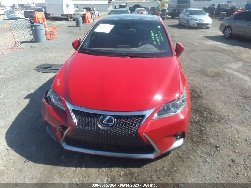 2014 LEXUS CT 200H HYBRID - JTHKD5BH0E2180586
