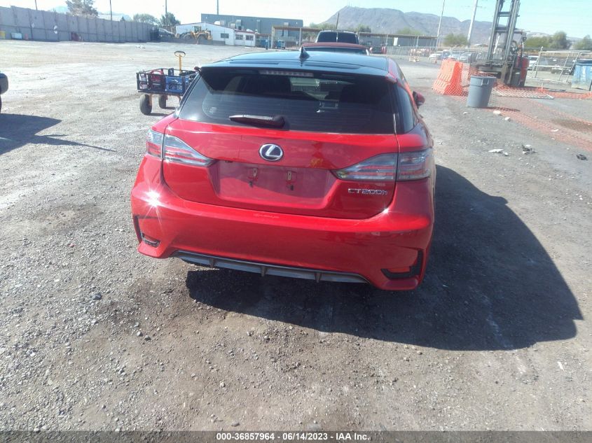 2014 LEXUS CT 200H HYBRID - JTHKD5BH0E2180586