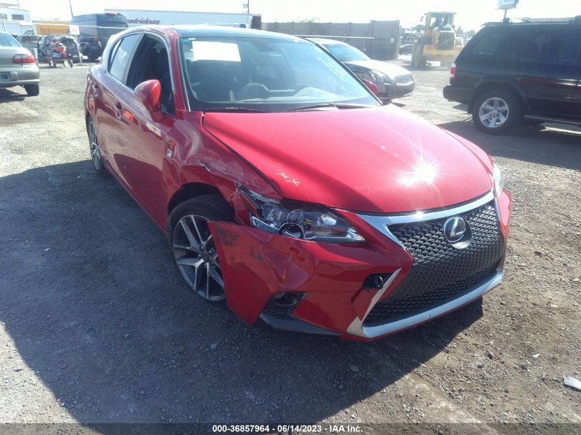 2014 LEXUS CT 200H HYBRID - JTHKD5BH0E2180586
