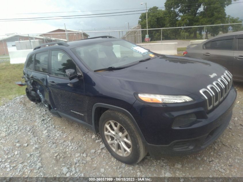 2016 JEEP CHEROKEE SPORT - 1C4PJMAB1GW289755