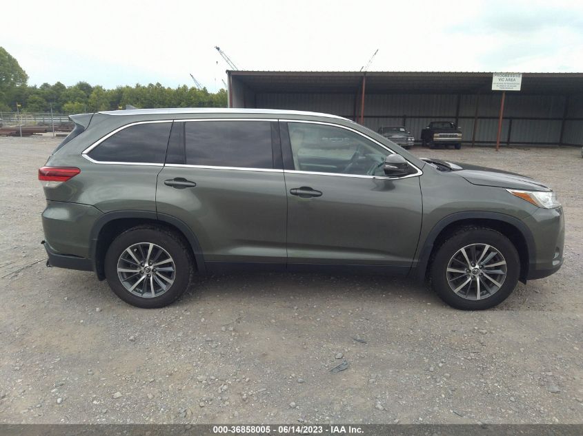 2019 TOYOTA HIGHLANDER SE/XLE - 5TDJZRFHXKS723298