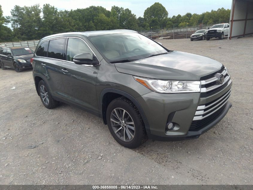 2019 TOYOTA HIGHLANDER SE/XLE - 5TDJZRFHXKS723298