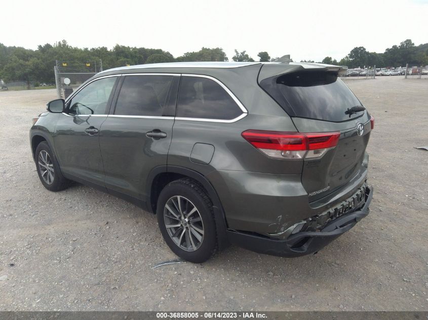 2019 TOYOTA HIGHLANDER SE/XLE - 5TDJZRFHXKS723298