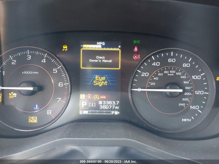2020 SUBARU CROSSTREK - JF2GTABC1L8230236