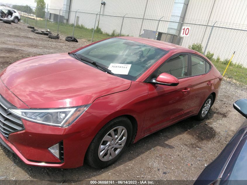 2019 HYUNDAI ELANTRA SE - 5NPD74LF9KH492537