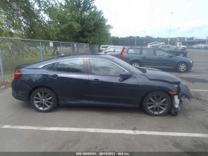 VIN 19XFC1F33ME204457 2021 HONDA CIVIC SEDAN EX