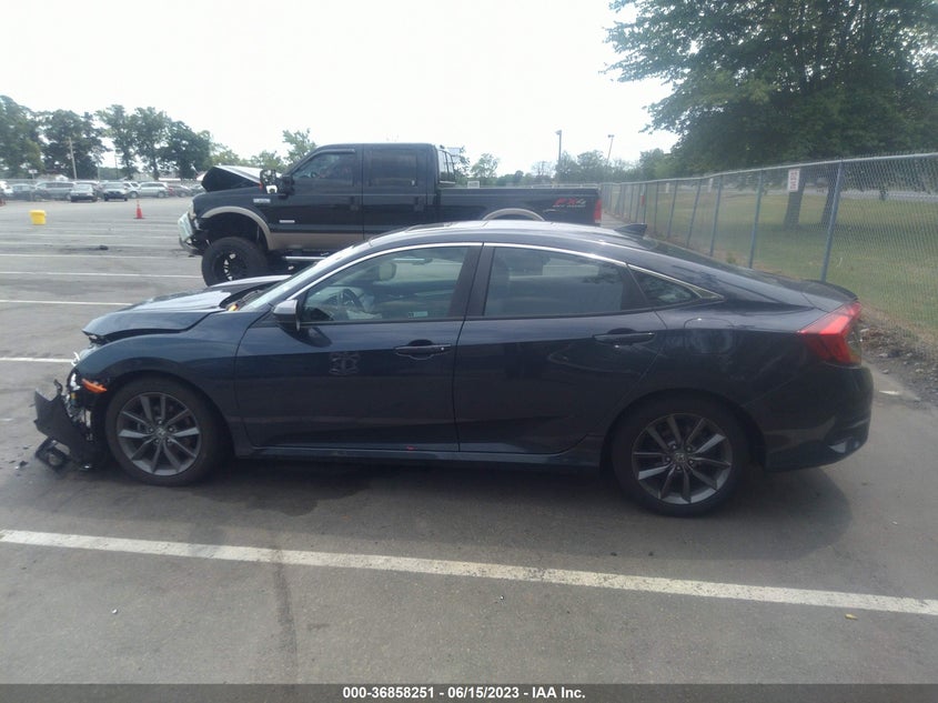 VIN 19XFC1F33ME204457 2021 HONDA CIVIC SEDAN EX