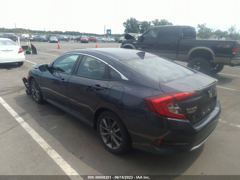 VIN 19XFC1F33ME204457 2021 HONDA CIVIC SEDAN EX