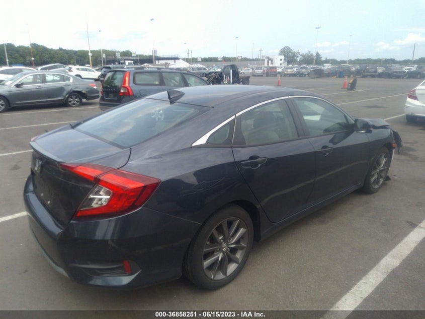 VIN 19XFC1F33ME204457 2021 HONDA CIVIC SEDAN EX