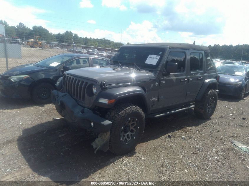 2019 JEEP WRANGLER UNLIMITED SPORT - 1C4HJXDG7KW545967