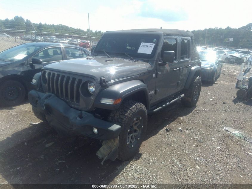 2019 JEEP WRANGLER UNLIMITED SPORT - 1C4HJXDG7KW545967