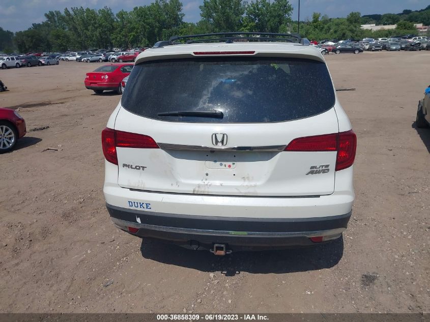 2017 HONDA PILOT ELITE - 5FNYF6H01HB028041