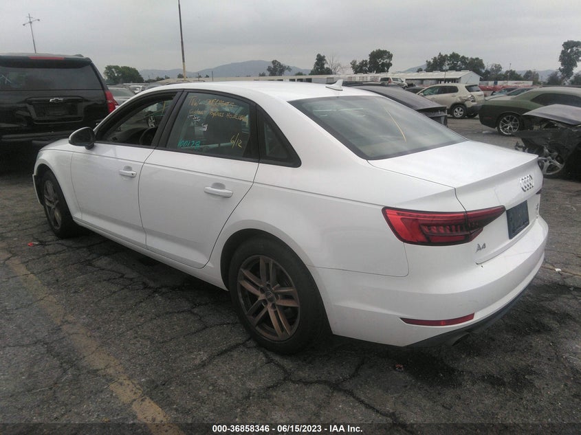 VIN WAUGMAF47HN045807 2017 AUDI A4 ULTRA PREMIUM