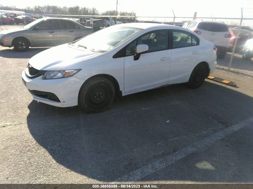 2014 HONDA CIVIC LX 19XFB2F5XEE033802