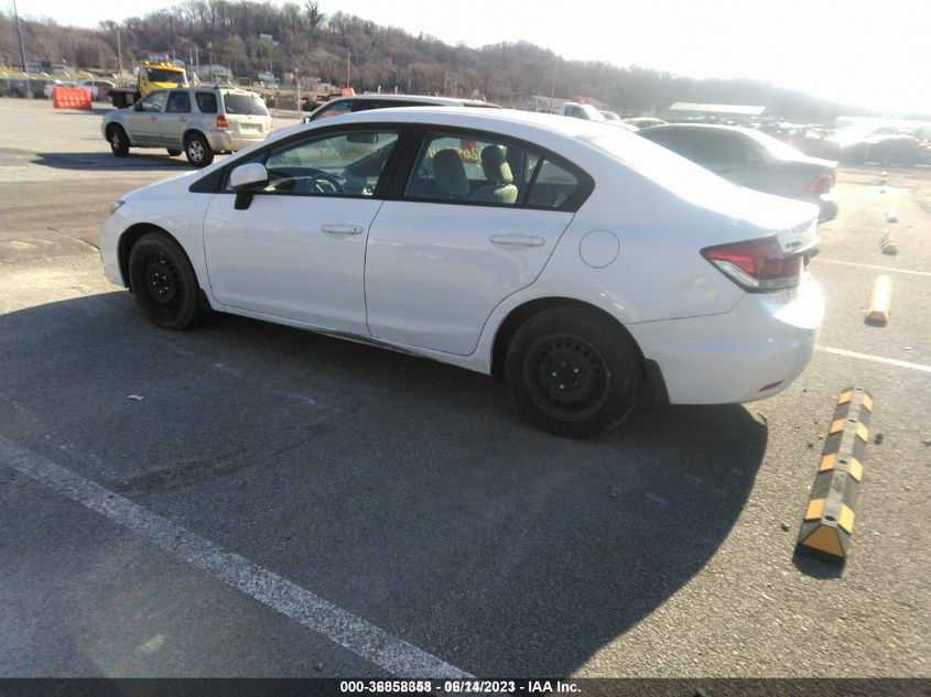 2014 HONDA CIVIC LX 19XFB2F5XEE033802