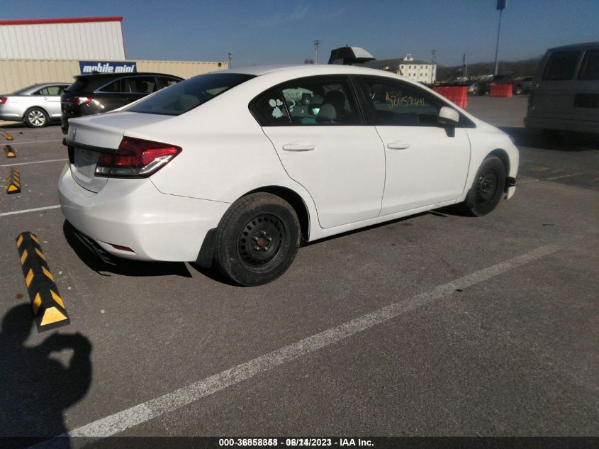 2014 HONDA CIVIC LX 19XFB2F5XEE033802