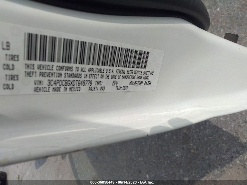 2013 DODGE JOURNEY SXT - 3C4PDCBGXDT649778