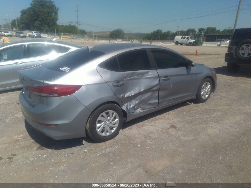 2017 HYUNDAI ELANTRA SE - 5NPD74LF4HH112710