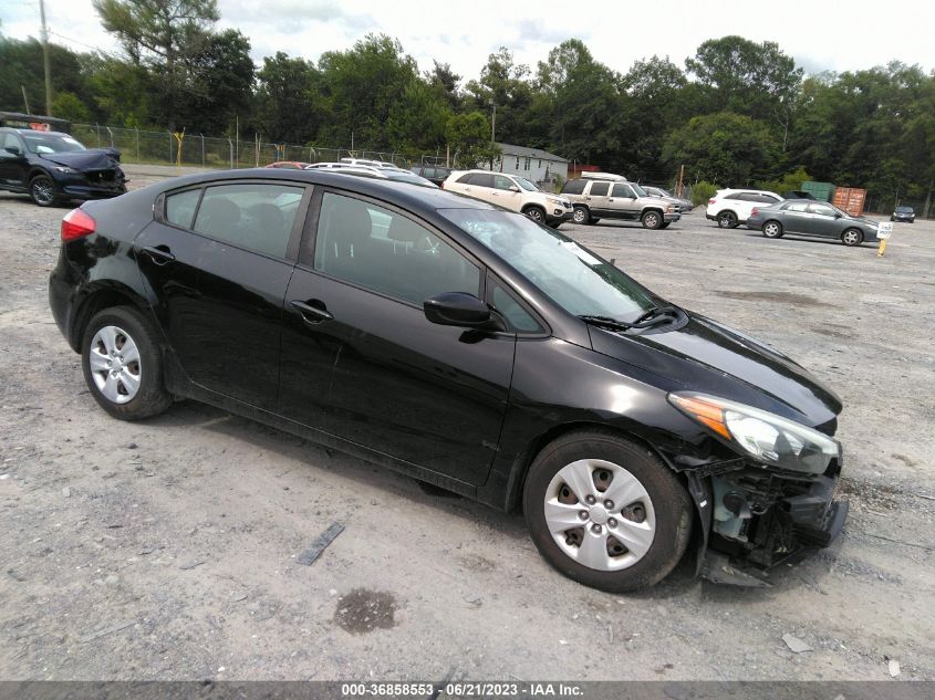 2016 KIA FORTE LX - KNAFK4A67G5610308