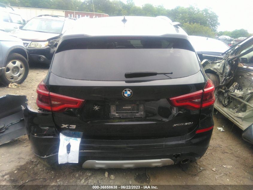 2019 BMW X3 XDRIVE30I - 5UXTR9C56KLP95425