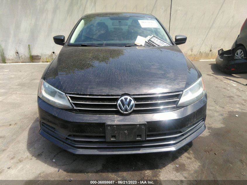 2015 VOLKSWAGEN JETTA SEDAN 2.0L S W/TECHNOLOGY - 3VW2K7AJ0FM316083