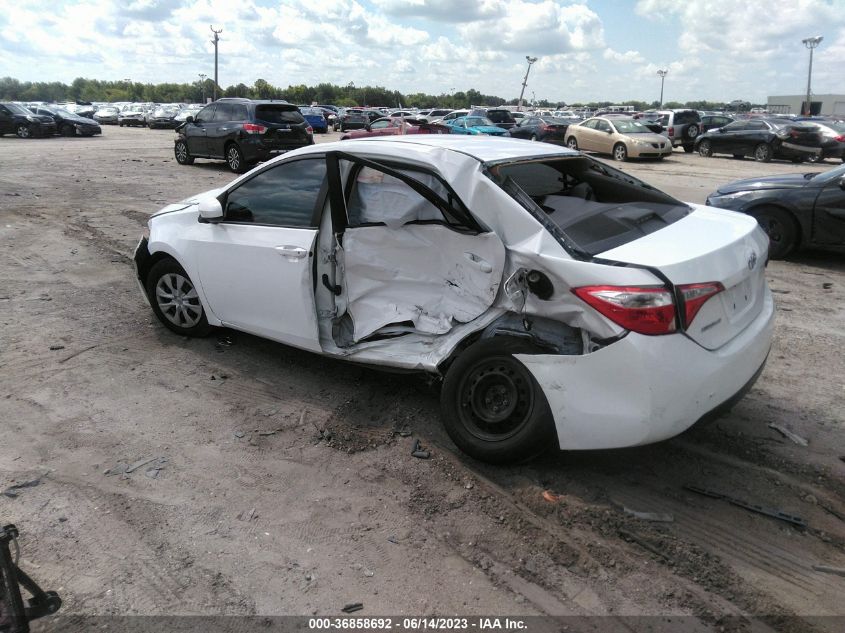 2015 TOYOTA COROLLA L/LE/S/S PLUS/LE PLUS - 2T1BURHE4FC467311